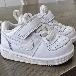Nike Kids All-White Sneakers